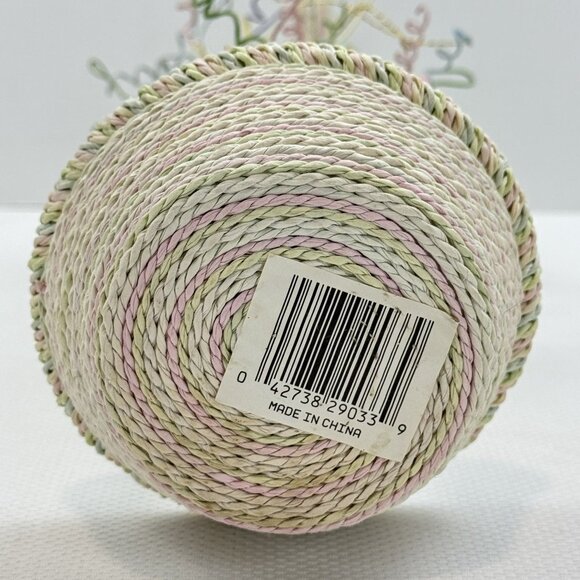 Vintage Easter Tree 17 Wooden Ornaments Bendable Branches Yellow 18" Tall - Picture 8 of 12